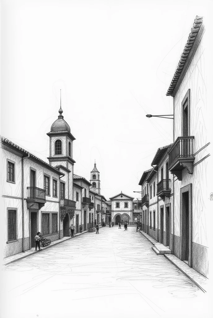 He gave me an image of a sketch-type drawing of the square in Santo Antônio, Rio Bananal, ES, representing the chosen place and a list of two potentialities and two conditions..