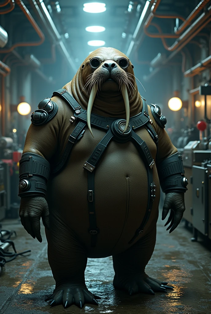 Walrus super villain suit with John Lennon's face