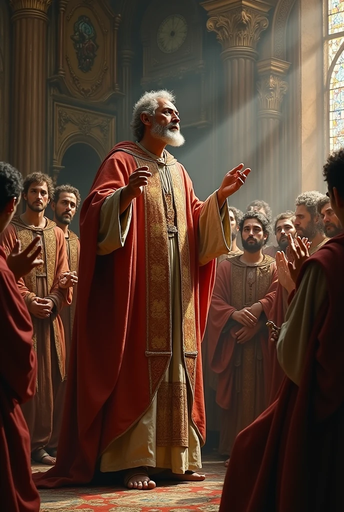 Saint Ignatius of Antioch preaching the word of God