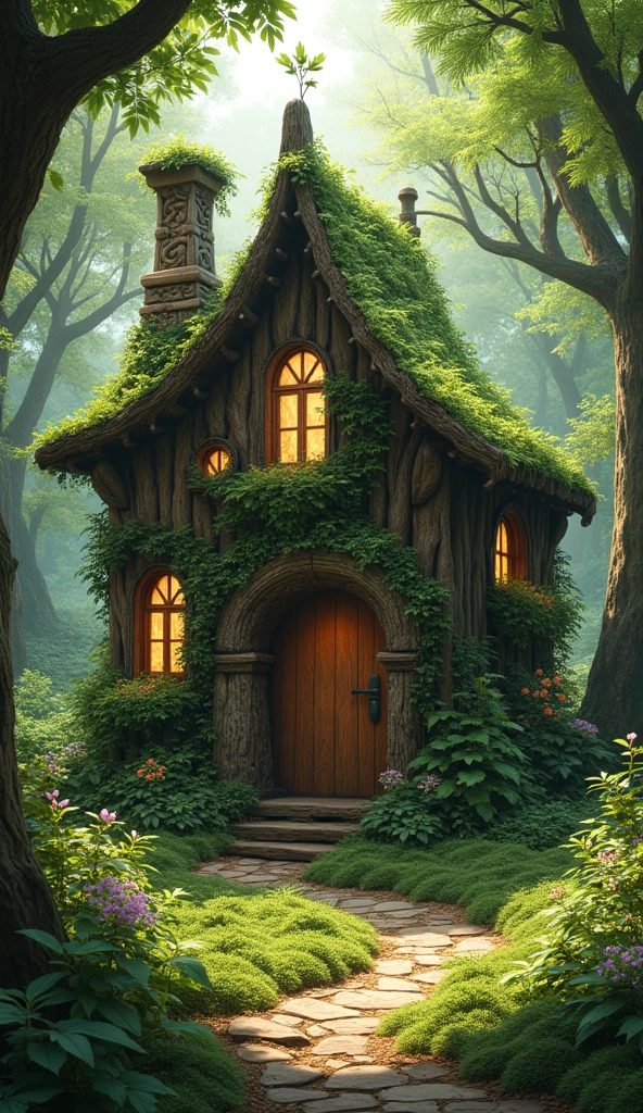 Within this house of bark and bough,
You’ll find the wonder of the now,