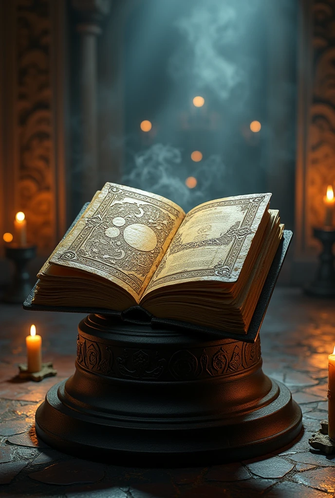 Book containing Portal to parallel universe