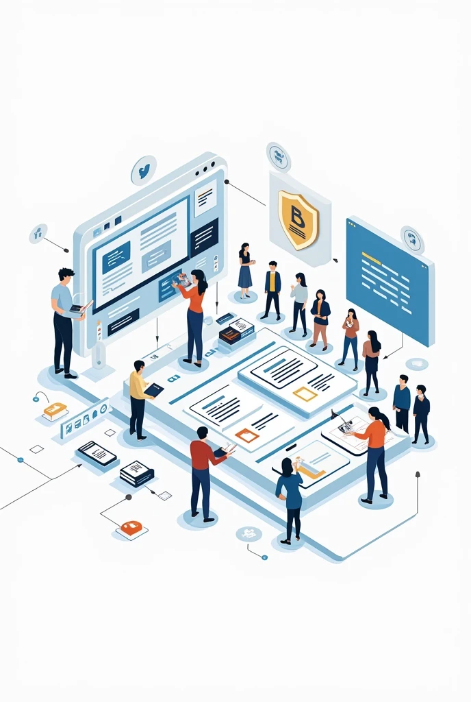 [Insert a diagram or illustration highlighting the website's key components, user interactions, and associated parties (e.g., users, developers, stakeholders, content creators).]

