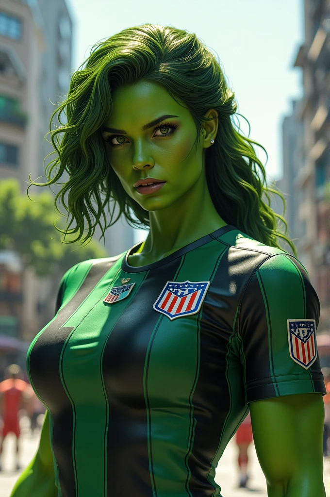 She Hulk with the Atlético Mineiro shirt 