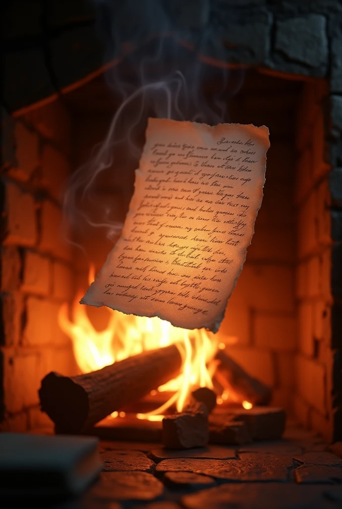 letter in the fire