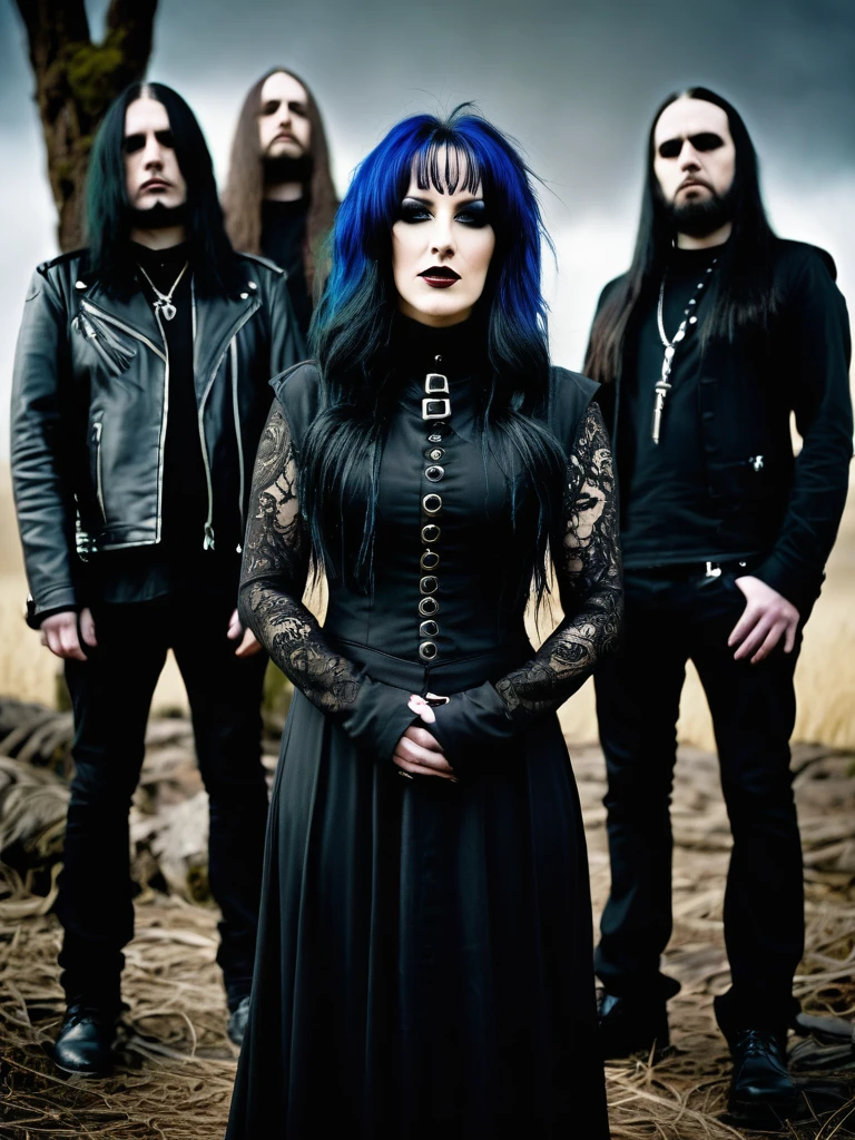 Band members doom metal melancholic female vocalist atmospherics male vocalist  posers 