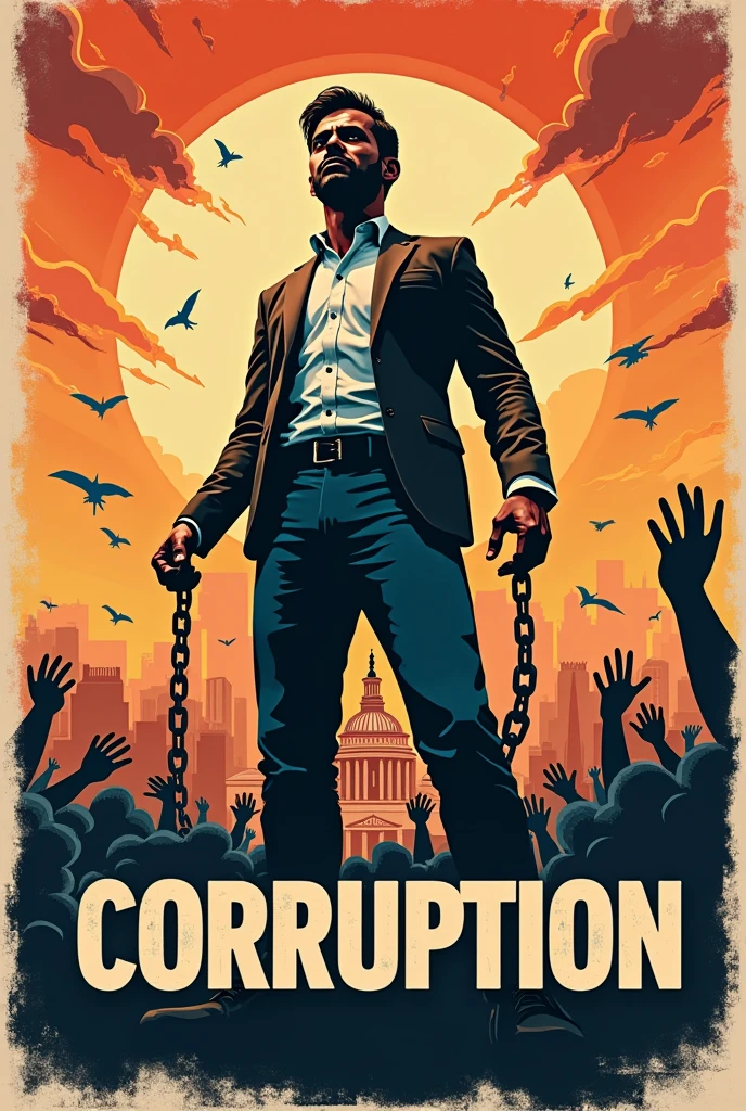 Make a poster about anti-corruption