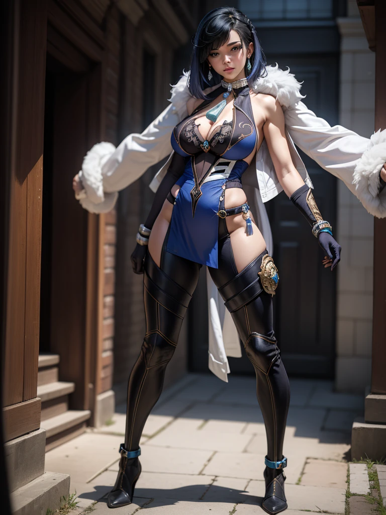 1 girl, war, (wearing sexy armor), cleavage, big boobs, full body, posing like kinght, super sesxy.