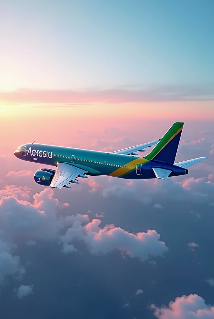 AGBOTSU AIRLINES AS A PLANE LIVERY