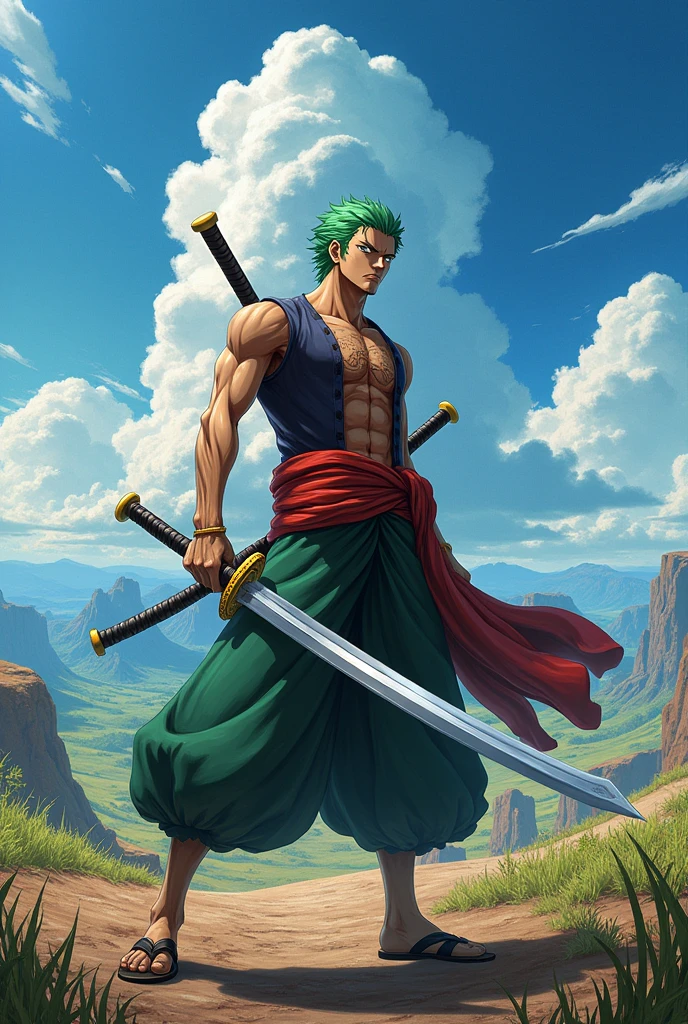 Wallpaper 1366x768 One piece Zoro