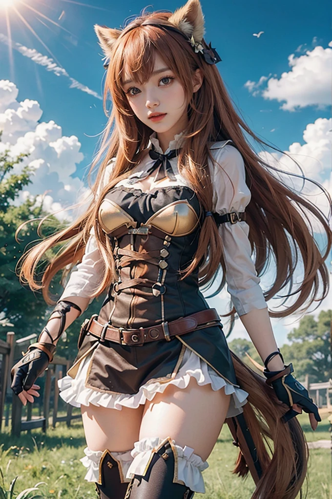 Realistic, raphtalia, ultra detail, high quality, masterpiece