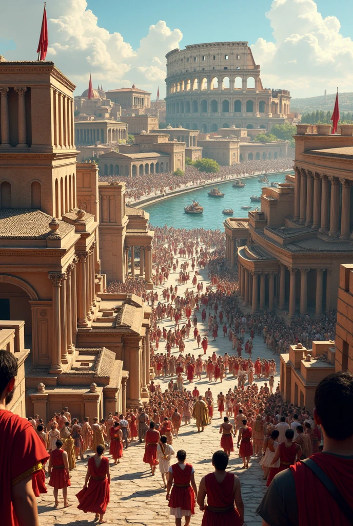 A day in Rome, in 55BCE.