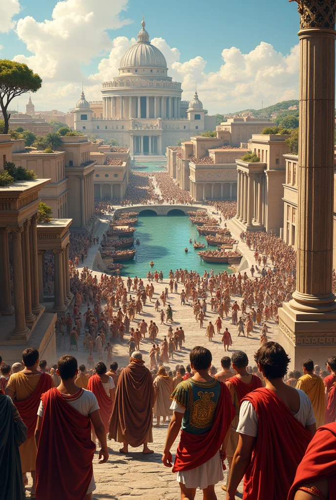 A day in Rome, in 55BCE.