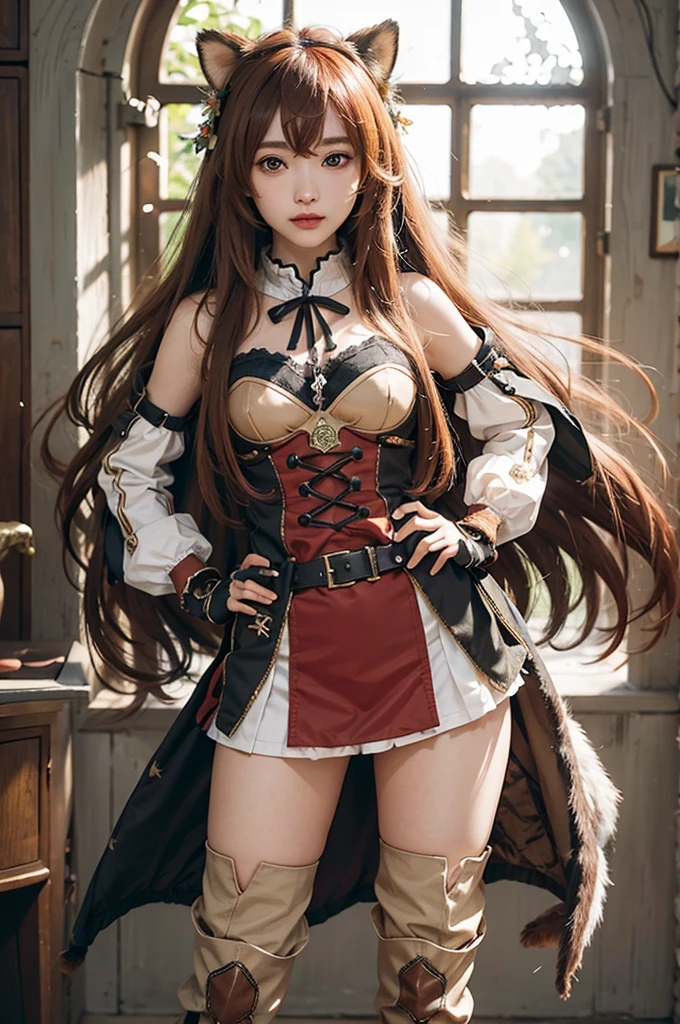 Realistic, raphtalia, ultra detail, high quality, masterpiece