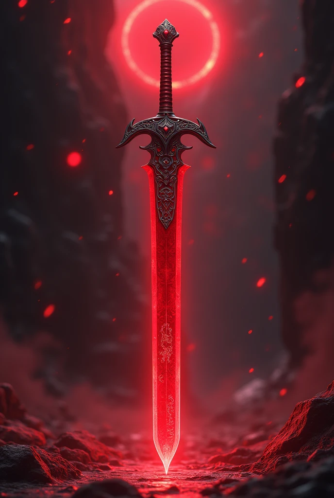 Red sword full of details best quality best effects best shadows best lighting 8k anime style