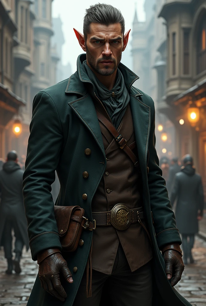 Male Half-Elf Investigator RPG