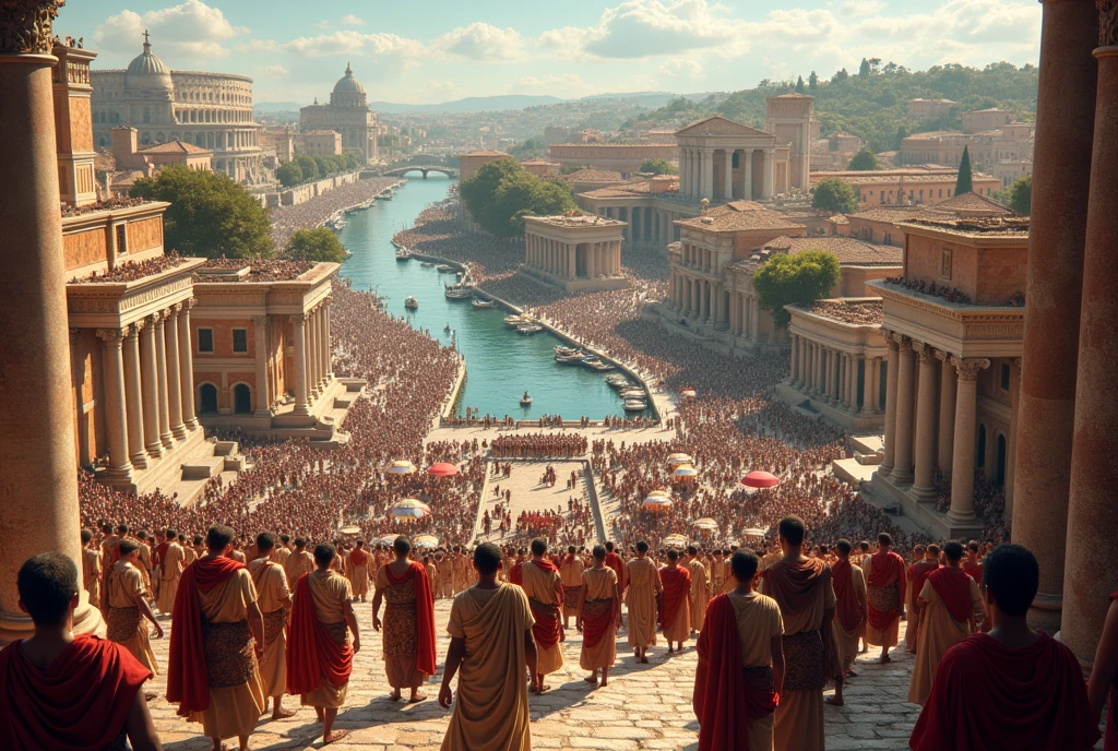 A day in Rome, in 55BCE.
