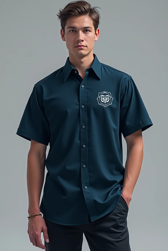 create a uniform for the systems analysis and development course, put some design on the shirt about this theme