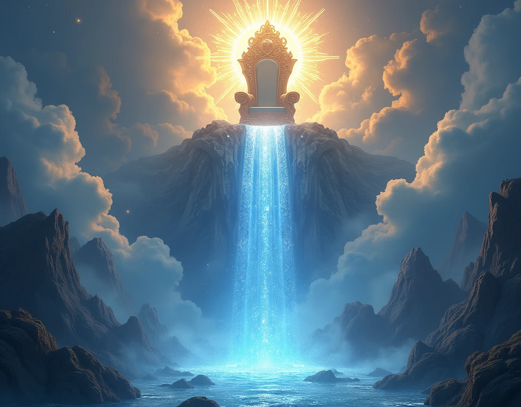A river flowing from the throne celestial