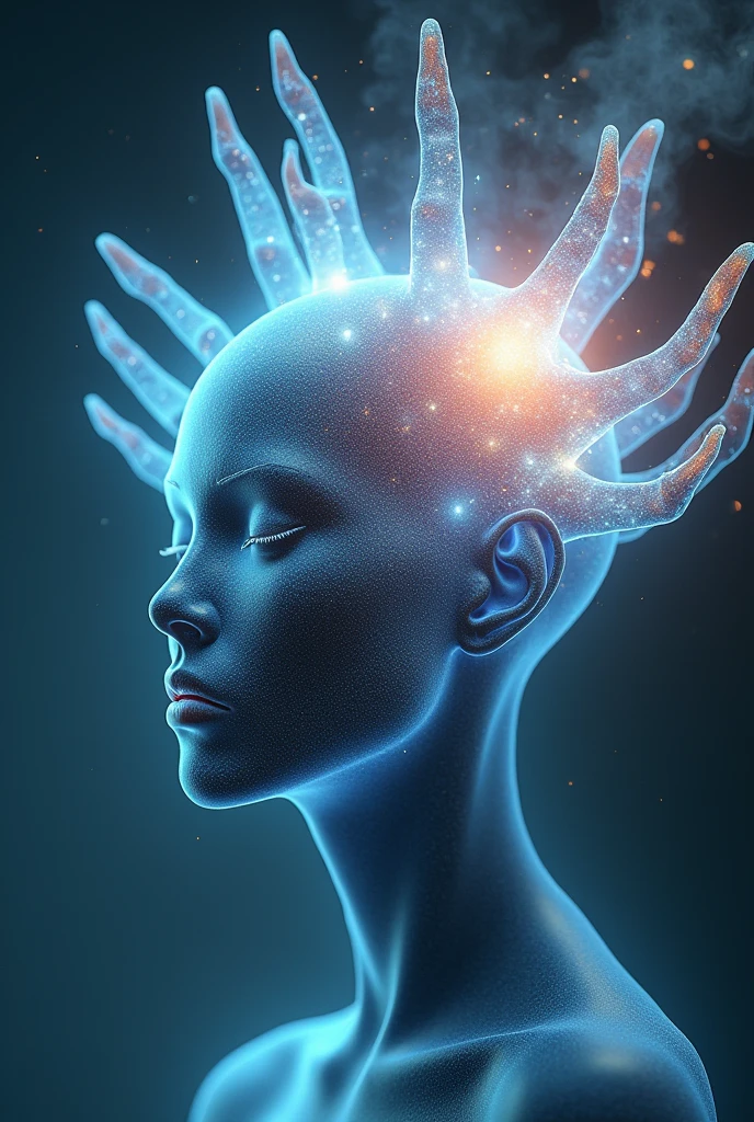 head, quantum healing hands