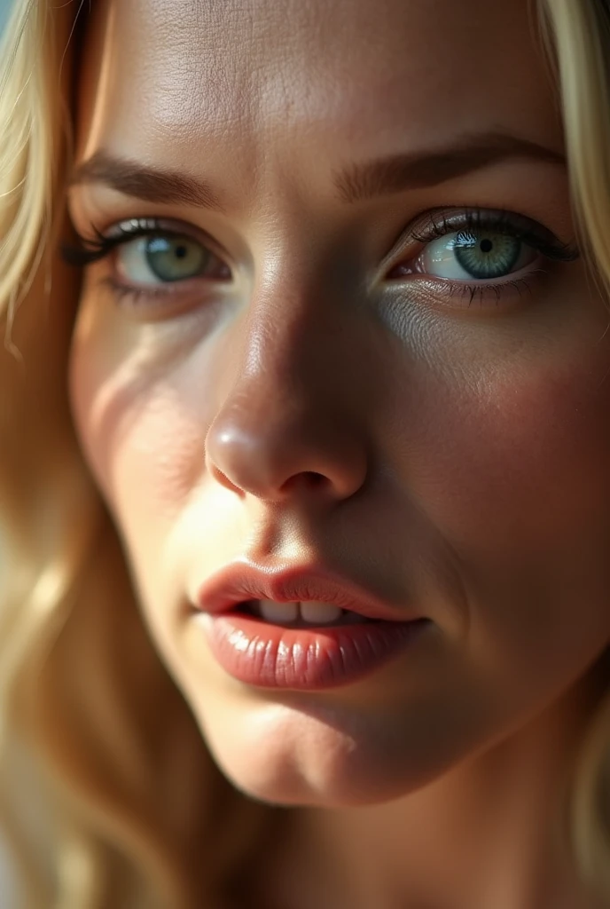 Create a close up Nicole Kidman's nose taken using a Canon EOS R camera with a 50mm f/1.8 lens, f/2.2 aperture, shutter speed 1/200s, ISO 100 and natural light, Full Body, Hyper Realistic Photography, Cinematic, Cinema, Hyperdetail, UHD, Color Correction, hdr, color grading, hyper realistic CG animation –ar 4:5 –upbeta –q 2 –v 5