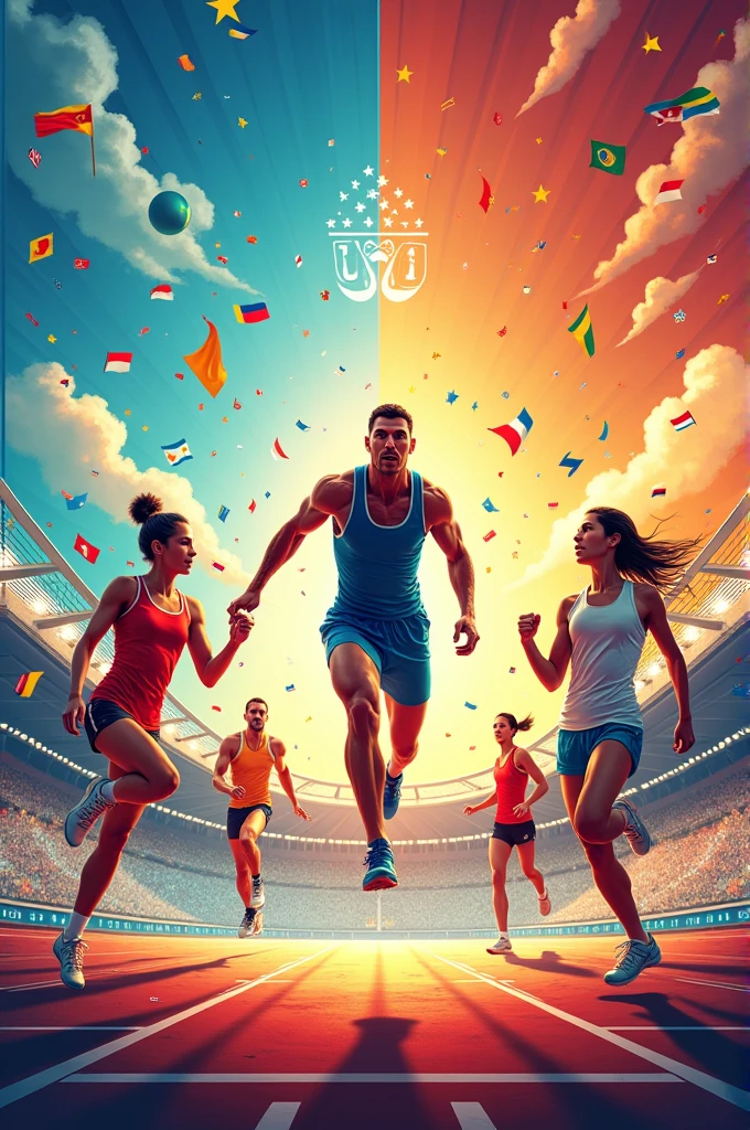 Create an Olympics banner