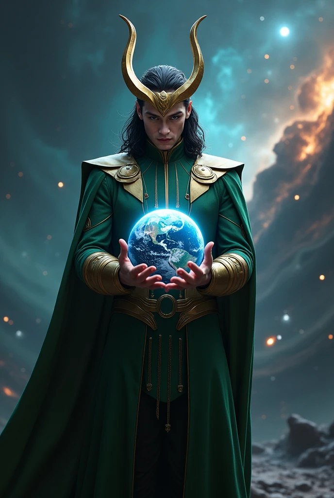 loki(marvel), Holding the Earth in the palm of your hand, space of the universe