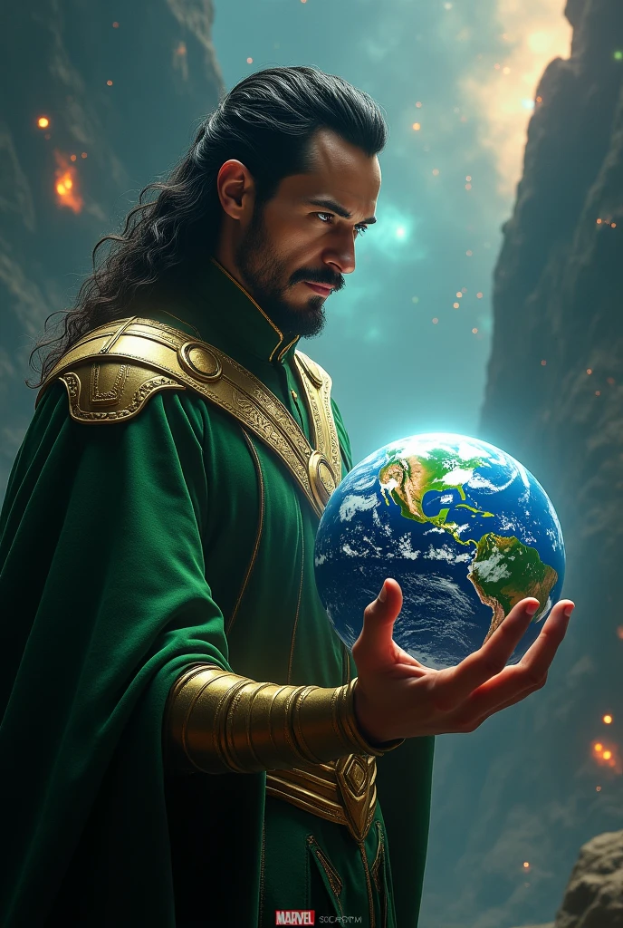 loki(marvel), Holding the Earth in the palm of your hand, space of the universe