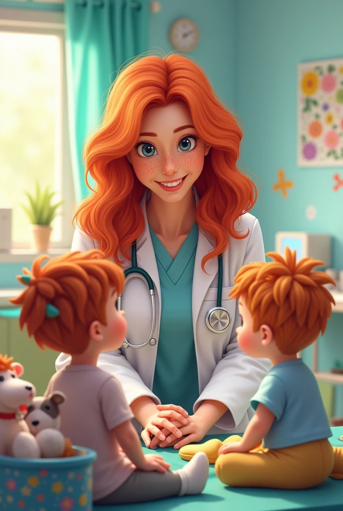 redhead pediatrician 