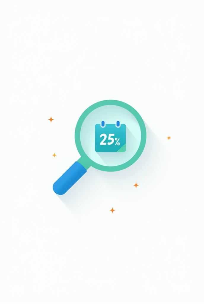 A vectorized magnifying glass and a small, discreet calendar for a logo. The image must be both joined in the same image. logo template for an offers page the magnifying glass should be blue and the calendar green, Add pops of orange to your design to highlight important elements and draw attention.. Select a clean, modern font. "promo" choose a bold font and to "DayWeb", a simpler source.
Insert text into the design. Posicione “promo” e “DayWeb” de forma equilibrada com o ícone.