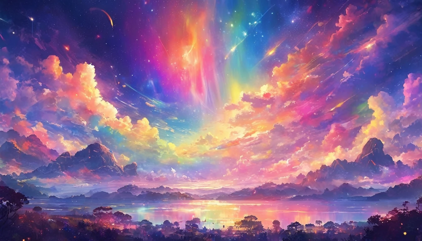 Spectacular views that seem out of this world Rainbow colors