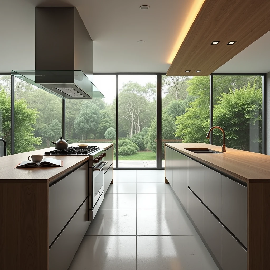 Kitchen contemporany , ultra-realista , 8k