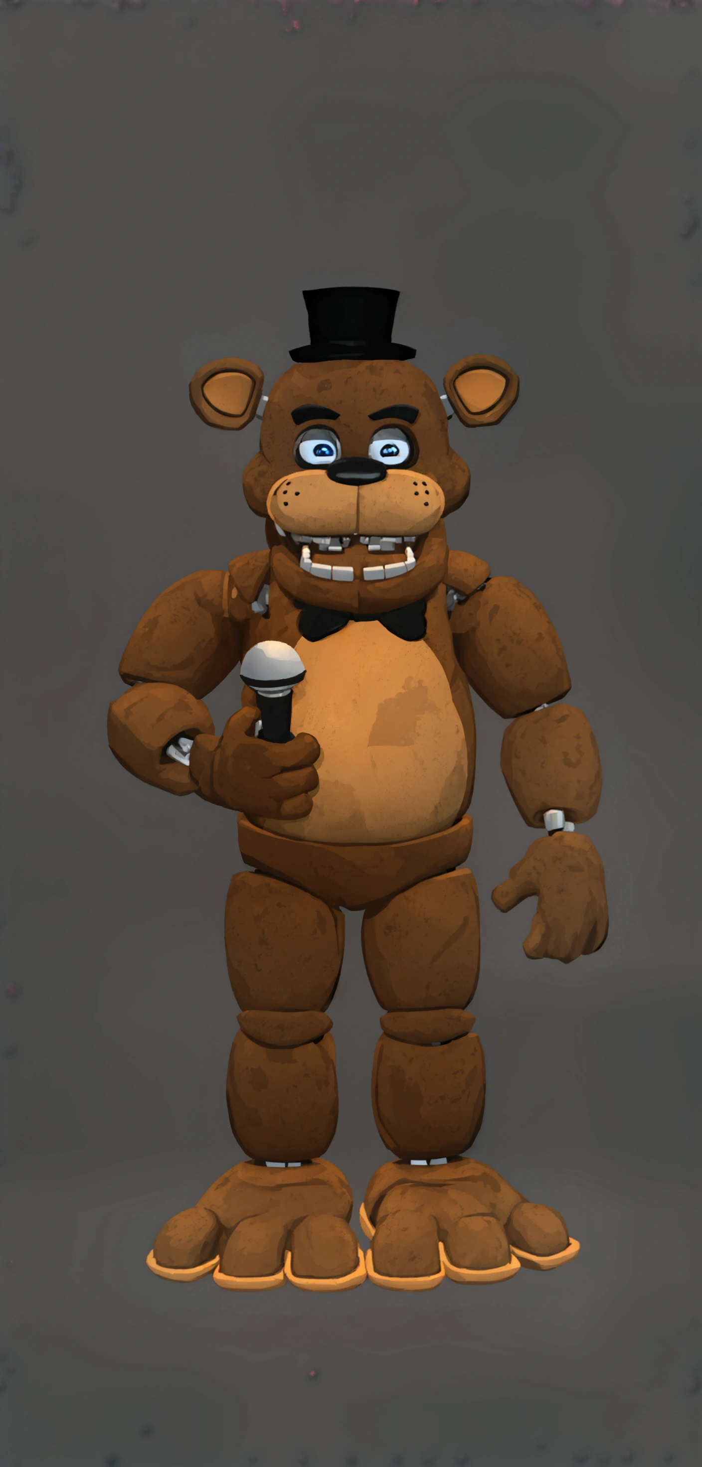 A scary bear animatronic (FREDDY FAZBEAR FROM FNAF)