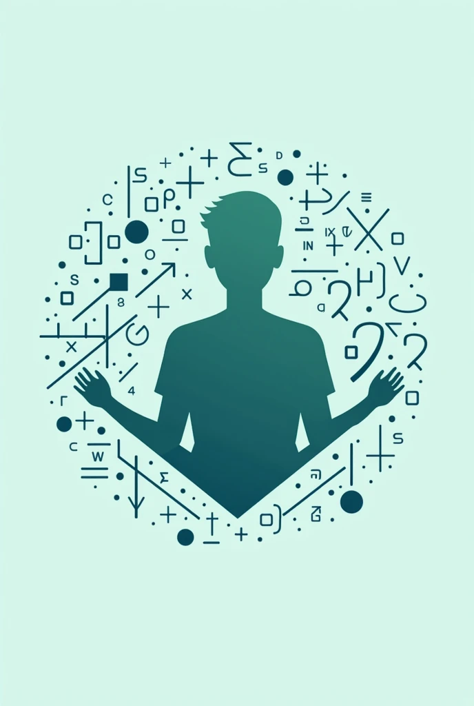 Create a logo for a math tutoring company that specializes in helping students