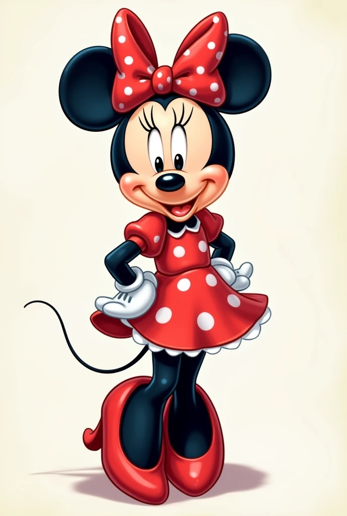 Disney character Minnie Mouse full body with pants
