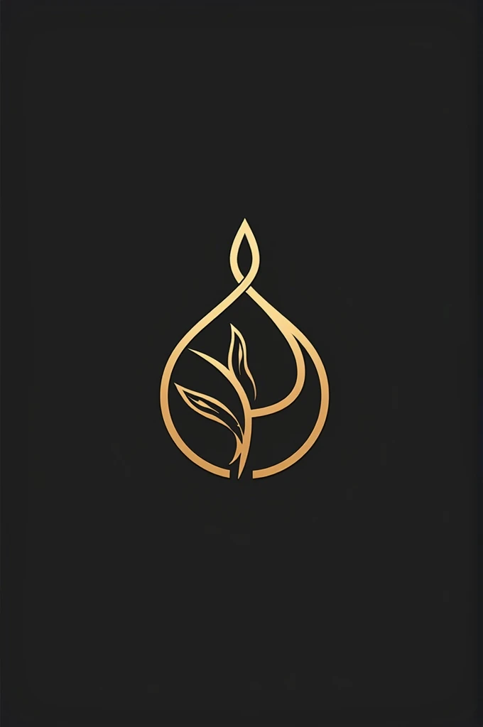 Create a logo that conveys comfort and style, with gold and black colors.