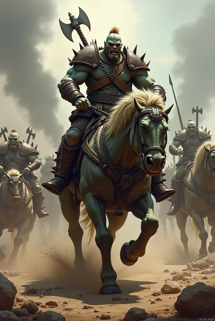 Orc cavalry, orc car