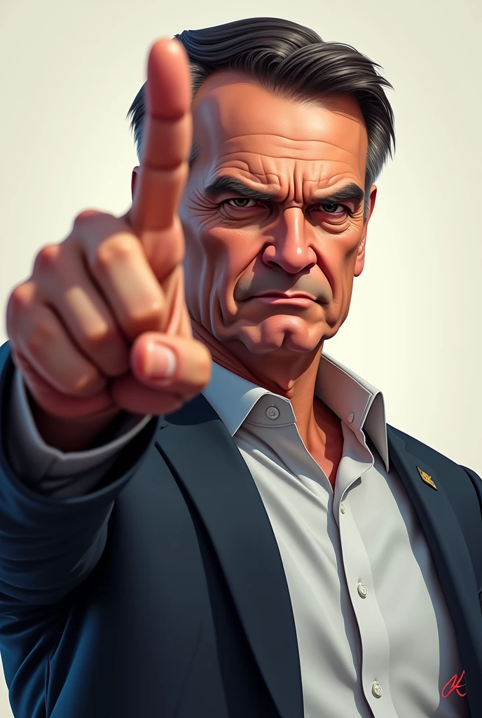 bolsonaro doing "L"