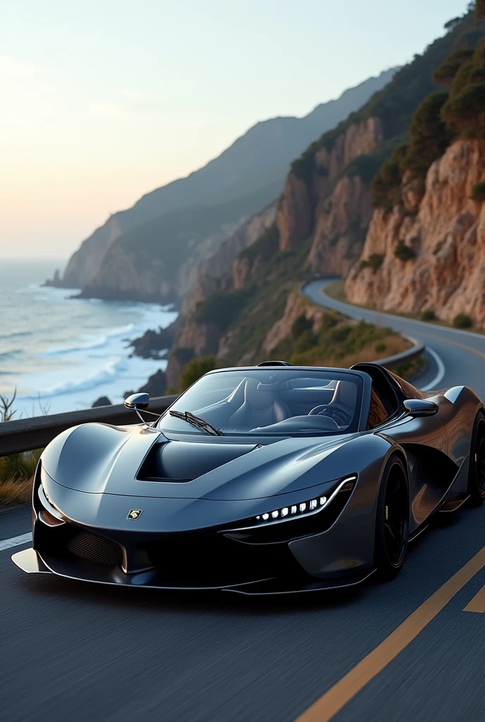 I want you to create a fast, luxury convertible super sports car, esportivo