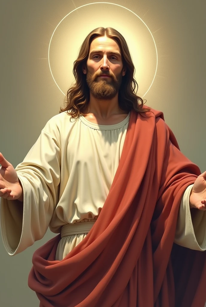 Jesus with open arms looking at me