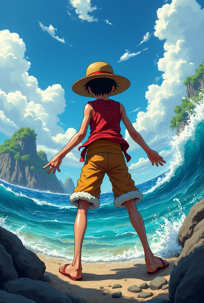 Monkey D. Luffy y el tesoro one piece