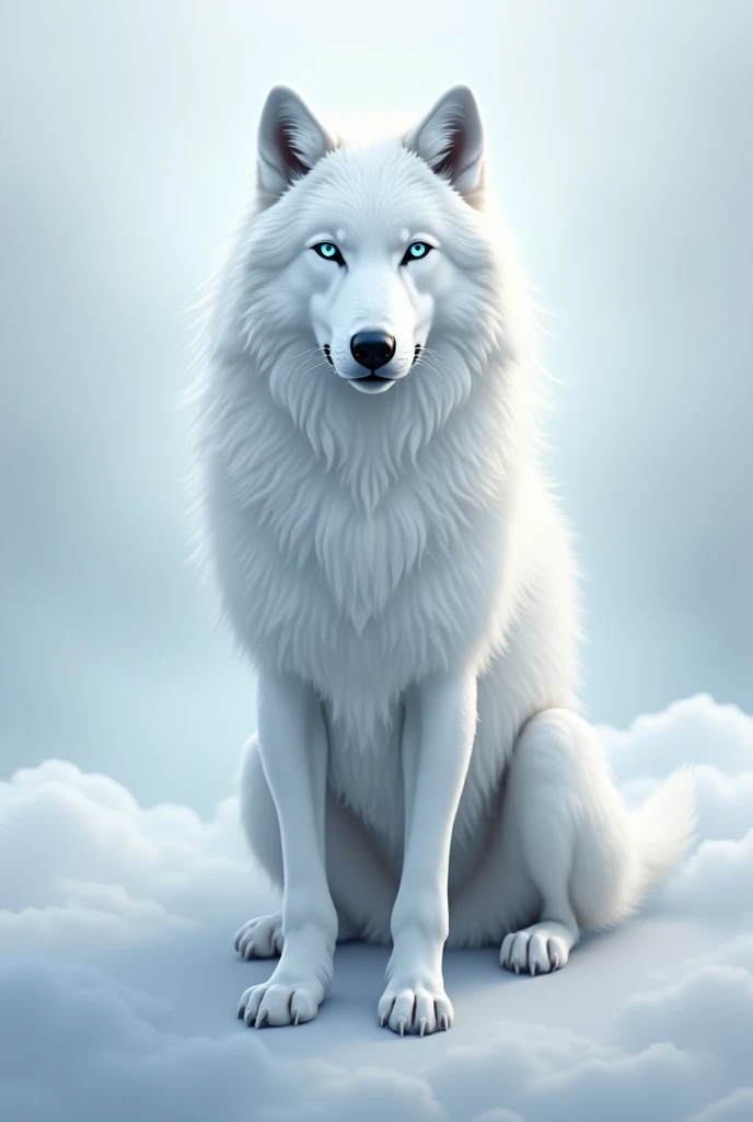 White wolf symbol