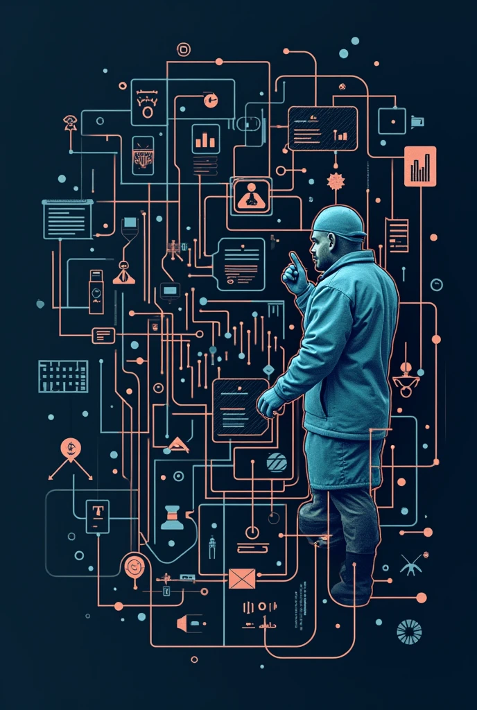 create a design to put on the uniform about systems analysis and development