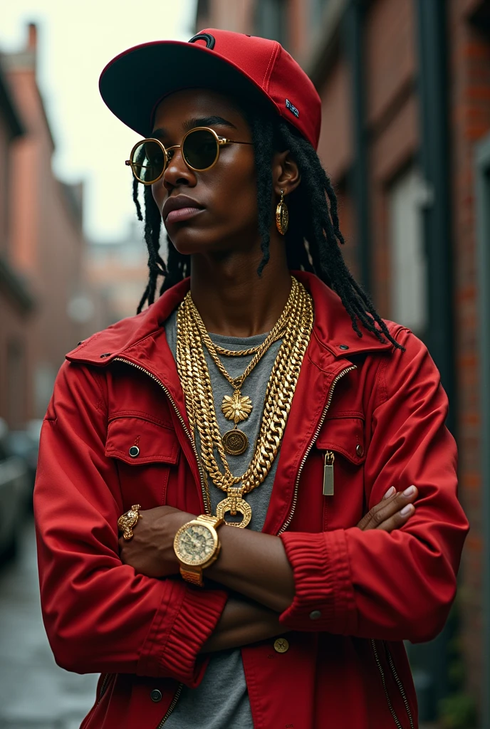 Out The L with gold chains