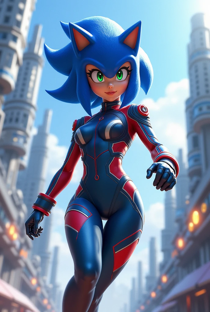 Sonic character female costume