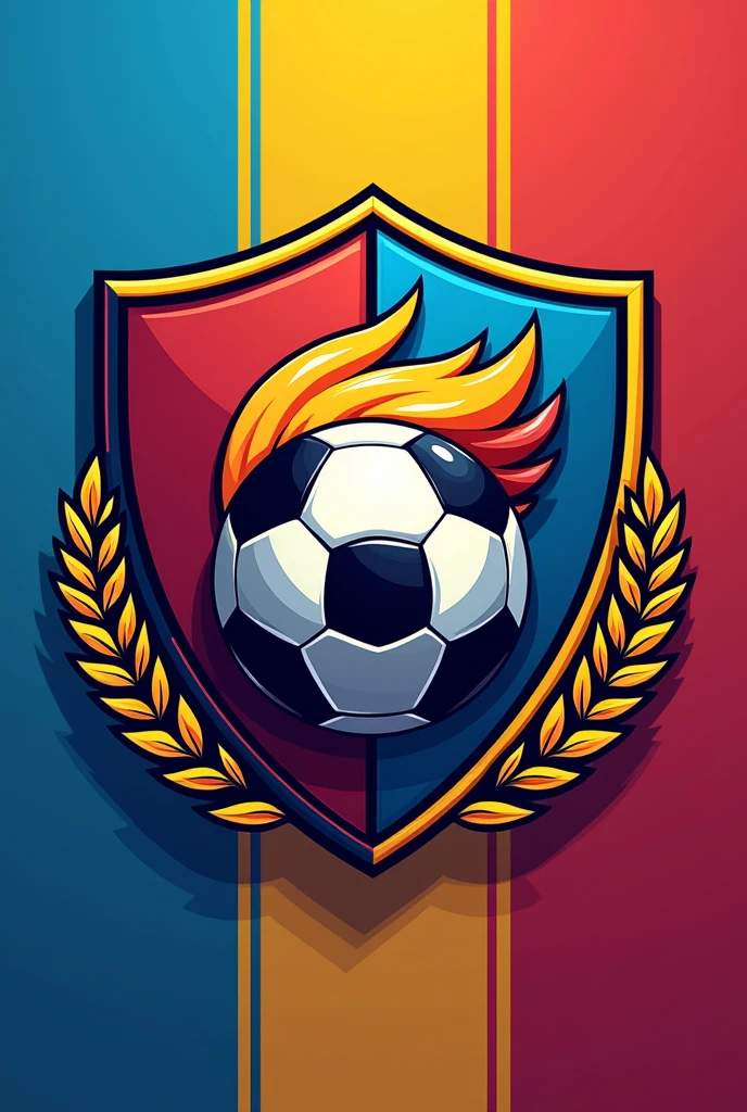 Create a vibrant and dynamic football SHIELD for the club "my people". The design should be circular in shape with bold and striking colors.. In the middle, Incorporates a stylized soccer ball that stands out. around the ball, put the name of the club "my people" in a modern, bold font, ensuring that it is easily readable.
The outer edge of the shield must be decorated with laurel leaves., symbolizing victory and achievement. besides, includes a cunning animal, like a wolf or a fox, that represents intelligence and teamwork. The overall appearance should convey passion, collaboration and energy.