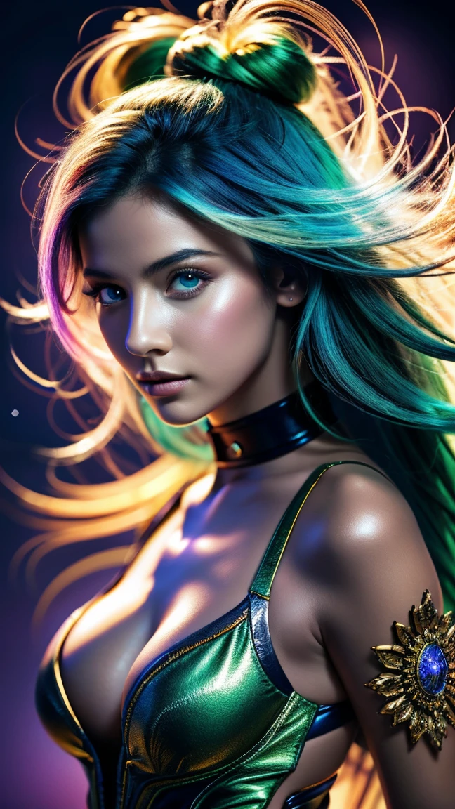  beautiful and colorful: Giru, 2, messy hair, oil painting, Perfect face beautiful with smooth skin perfect face, Green colors, blue, Additions of light purple and violet, Added in light red, intricate details, splash screen, 8k resolution, raw work, beautiful face, artstation digital painting Very smooth ink flow: 8k resolution photorealistic masterpiece: Intricately detailed fluid gouache painting: by Jean Baptiste Mongué: calligraphy: acrylic: watercolor art, Professional photography, natural lighting, Maximalist photo illustration with volumetric lighting.: for Martin Bobzert:, complex, elegant, expansive, genial, wavy fur, Vibrating, Better quality details, realist, High Definition, high quality texture, epic lighting, Cinematographic film frame, 8k, Soft lighting, anime style, Masterful Card Advantage, Random colored art, oil painting, colors blue yellow, light violet and violet color additions, Added in light red, intricate details, splash screen, 8k resolution, raw work, artstation digital painting Very smooth ink flow: 8k resolution photorealistic masterpiece: Intricately detailed fluid gouache painting: by Jean Baptiste Mongué: calligraphy: acrylic: watercolor art, Professional photography, natural lighting, Maximalist photo illustration with volumetric lighting.: for Martin Bobzert:, complex, elegant, expansive, genial, Vibrating