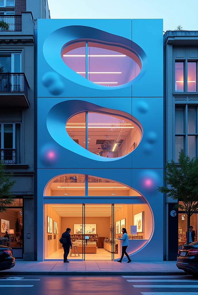 Shop outside design like printer