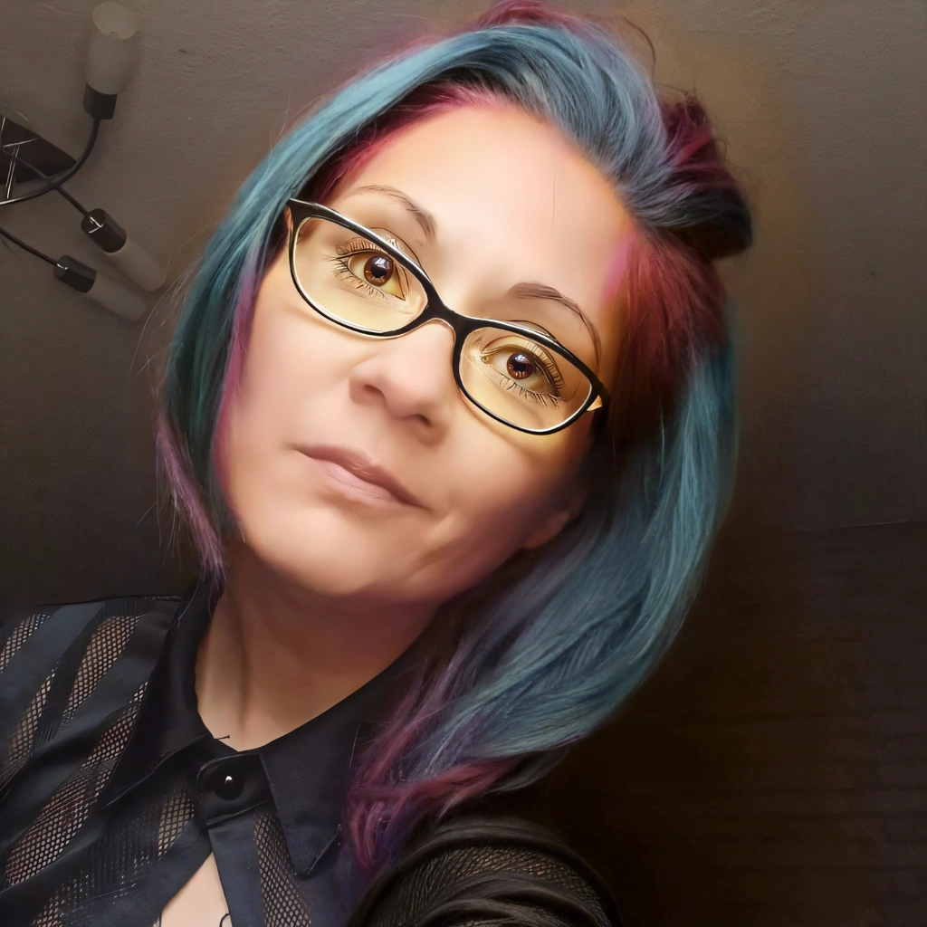 Blue hair 
