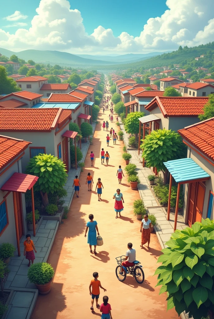 Low-income community benefits from basic sanitation