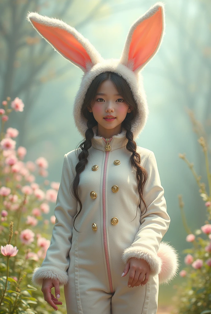 woman dressed as a rabbit